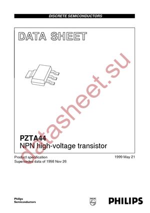 PZTA44 T/R datasheet  
